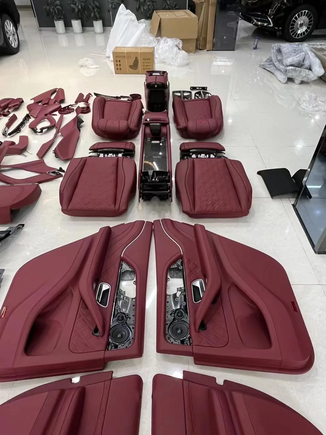 Haobang 2022 left hand drive  maybach upgrade  new  car interior set  modification for GLS 450