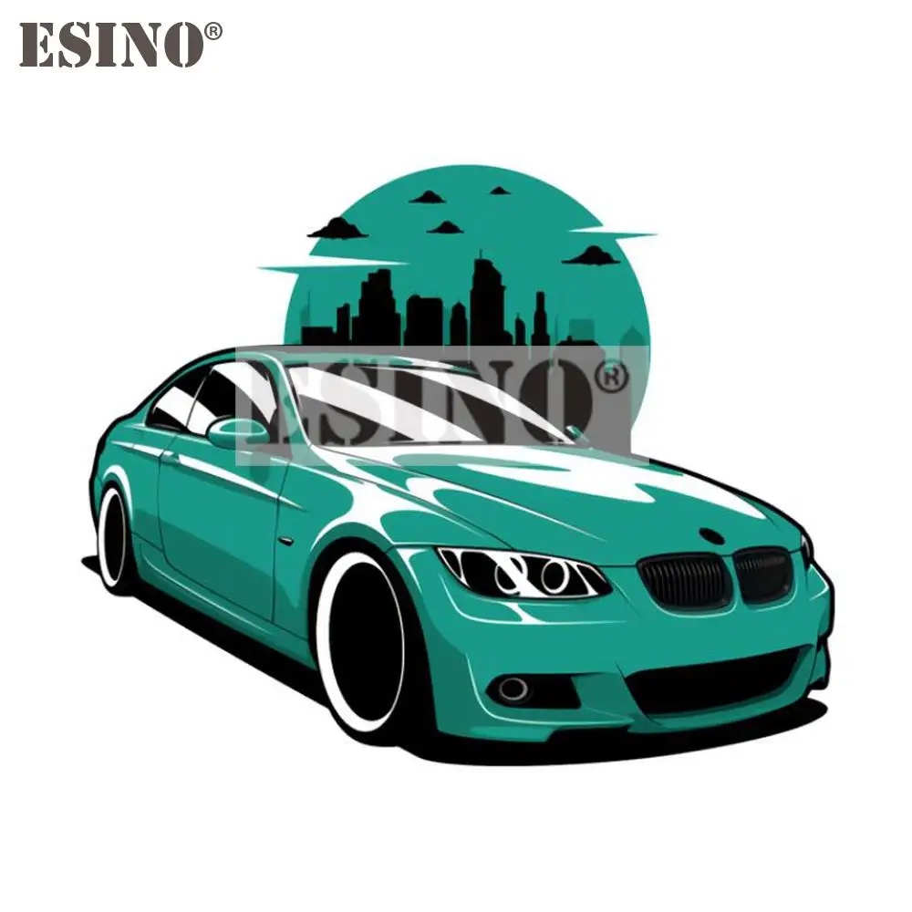 Car Styling Classical Draft Art for BMW E39 E46 E90 Car Accessory Creative PVC Waterproof Sticker Car Whole Body Vinyl Decal