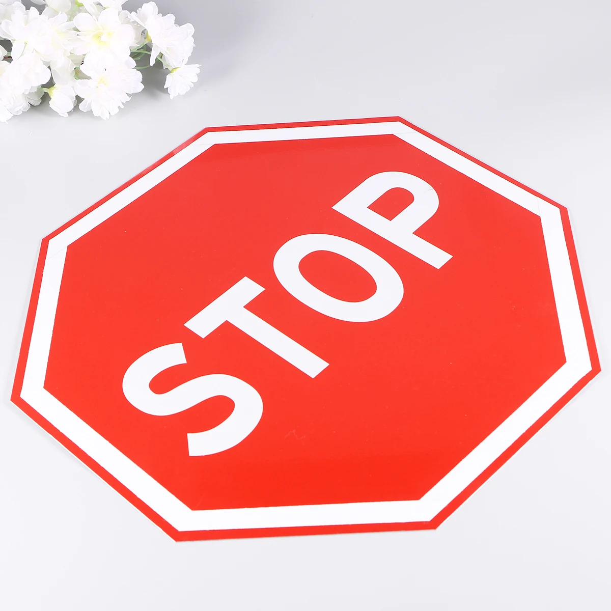 

Stop Traffic Premium Aluminum Red Octagon Sturdy Warning Sign For Indoor Outdoor Use Vintage Bar Decoration