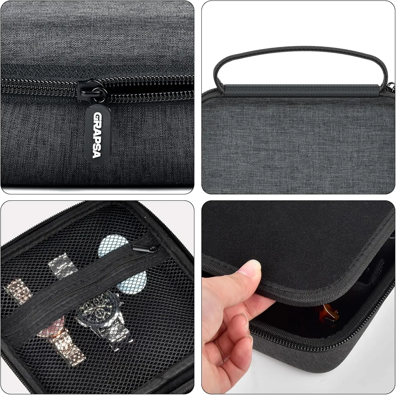 Travel Sunglasses Organizer Cases for Quay Polarized Sunglasses Men Women, Trendy Sunglasse Storage Holder (Bag Only)