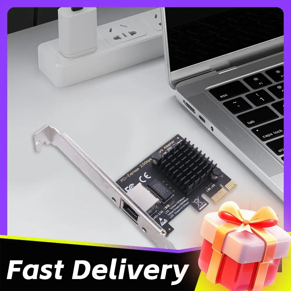 

1/2/4-портовый Ethernet-адаптер PCI Express RJ45 NIC 2,5 ГБ, сетевая карта PCIe, гигабитная сетевая карта PCIe, совместимая с Windows Linux