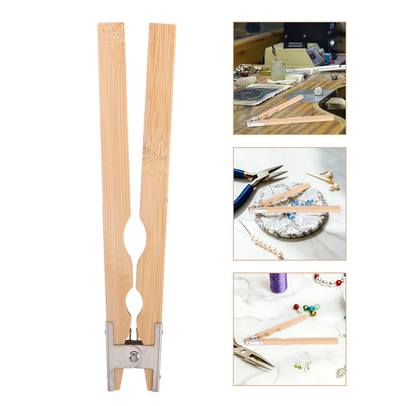 

Деревянный зажим-держатель для колец, инструмент для обработки ювелирных изделий, точный полировочный держатель для изготовления колец, ремонта и создания украшений, ручной инструмент для настольных работ