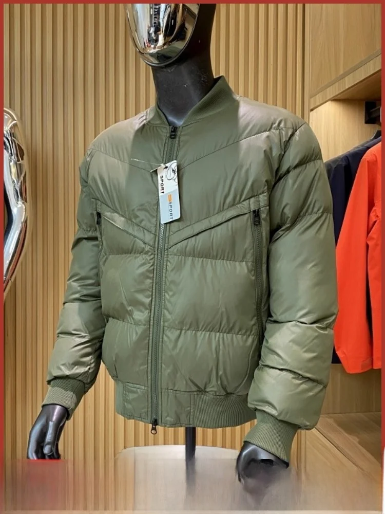 

Outdoor Functionali Windproof Water-resistant Lightweight Breathable Baseball Collar Versatile Cotton Jaet for Men Trendy...