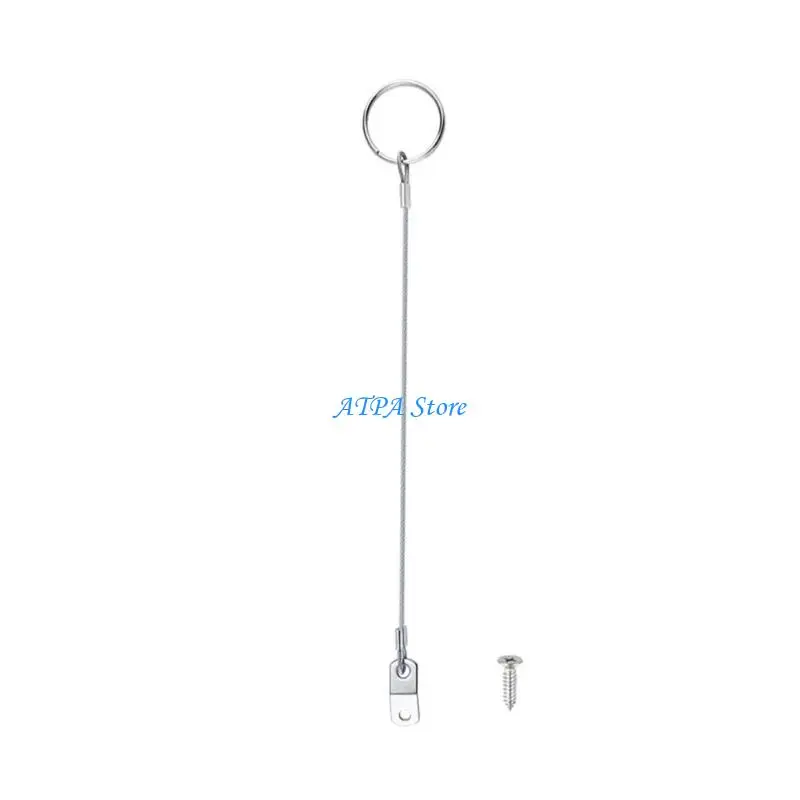 

U13C 150mm/240mm/300mm Lanyard Cable Stainless Safety Tether Wire Quick Release Pin
