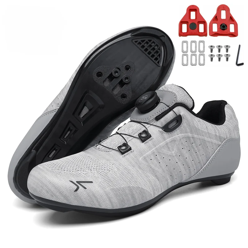 

Professional Big Bike Shoes Men's Ultra-light Breathable Mountain Bike Shoes Self-locking Racing Road Bike SPD Sports Shoes