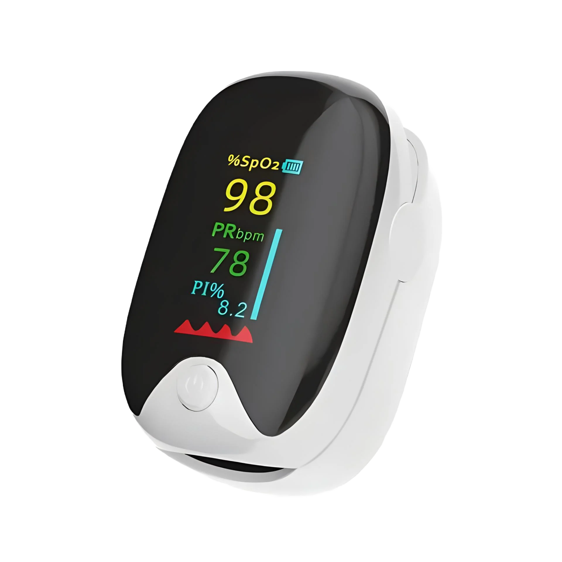 Oximeter Portable Fingertip Pulse Blood Oxygen Saturation Monitor With LED Display Fingertip Oximeter Testing SpO2 Health Care
