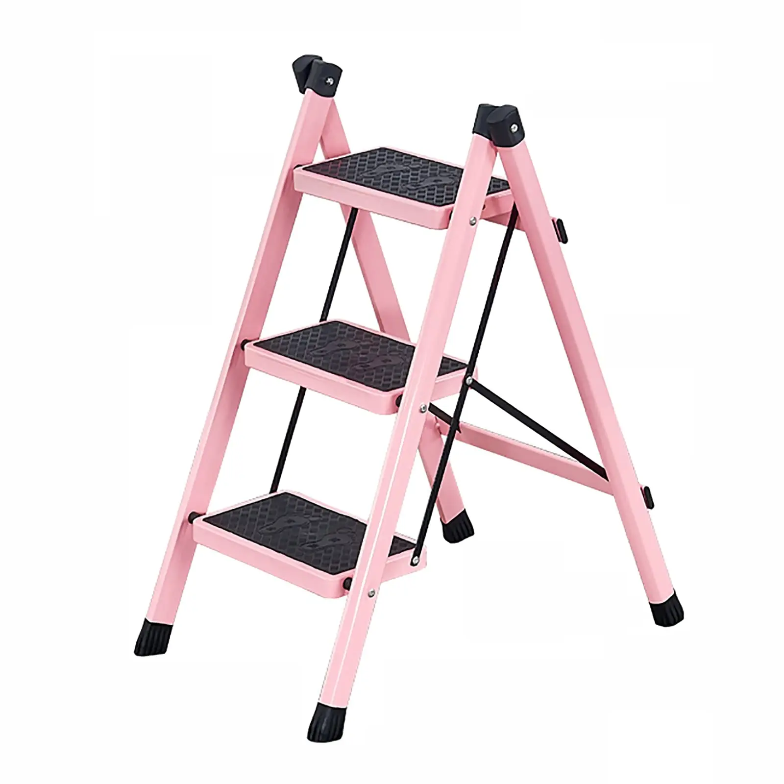 

2023 Metal Folding Stair Metal Tools Lightweight Aluminum Ladder for Household Using