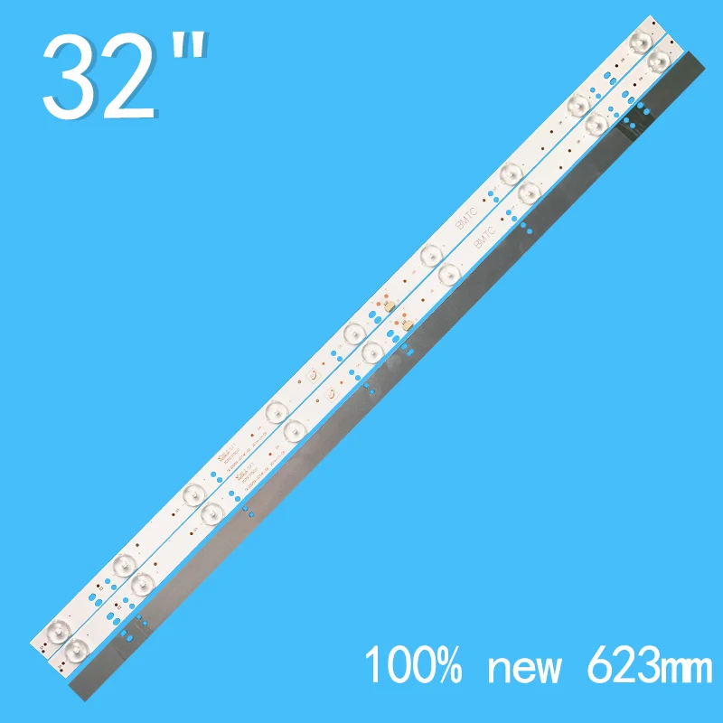 LED backlight for Philips 32-inch 9-lamp 321E5Q 32PHF3056/T3 DEXP F32C7100B/W GC32D09-ZC14F-05 303GC315037 VS16131 VX3203S