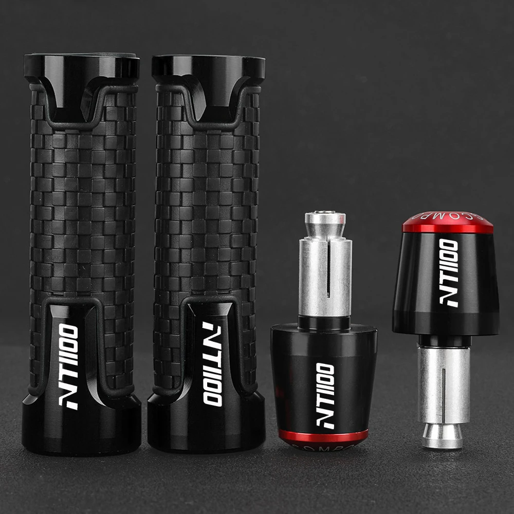 

NT1100 Motorcycle 7/8" 22mm Accessory CNC Handlebar Grips Slider Cap Plug Bar End For Honda NT nt 1100 2020 2021 2022 2023 2024