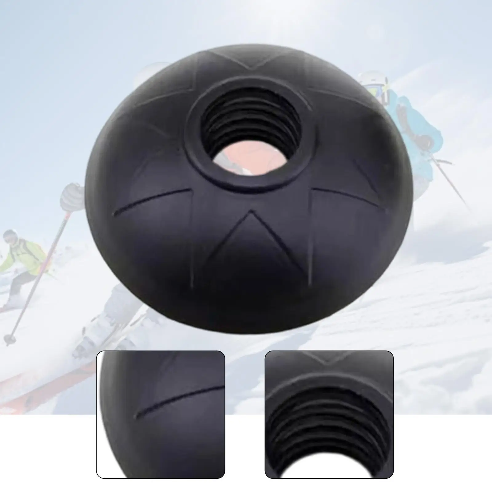 Hiking Poles Basket Replacement Durable ABS Walking Stick Tip Protector Ski Accessories for Winter Snow Activities