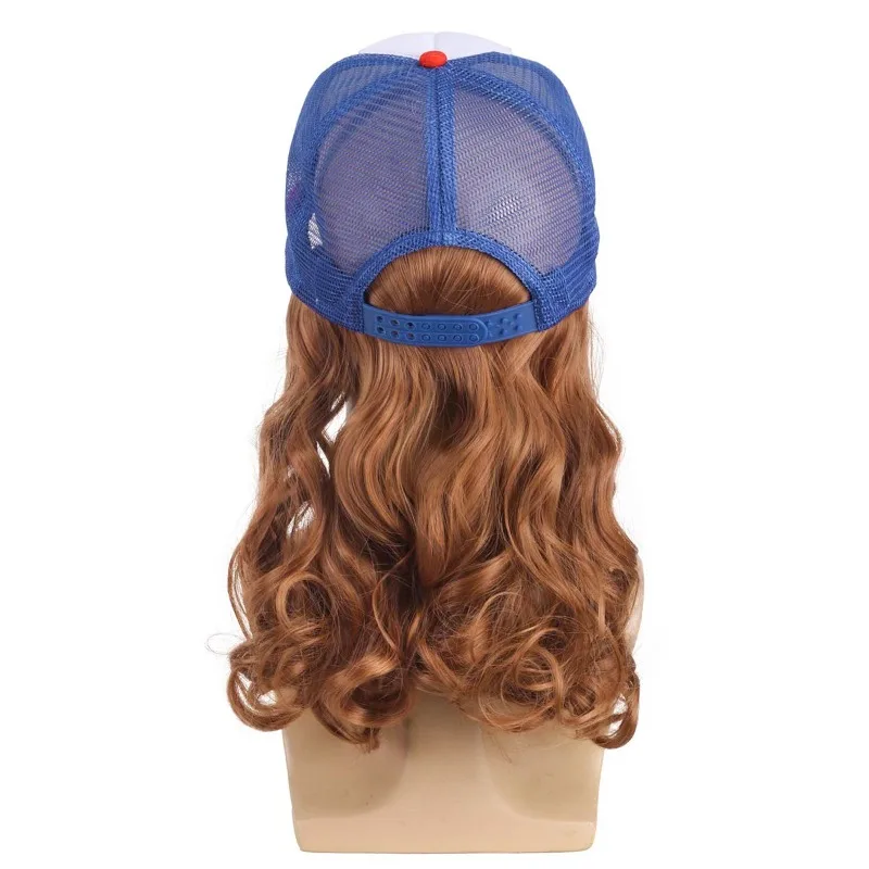 Gorra de béisbol para hombre, peluca, partido de fútbol, accesorios de ropa de animación, gorra de malla para camión, tocado, barba, peluca de moda para hombre, cubierta, sombrero con letras