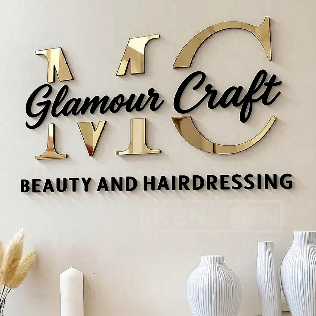 Lettere 3D Logo aziendale Segnaletica personalizzata con luce a led Segnaletica da parete aziendale Segni luminosi Poster Etichette al neon in metallo Lettera pubblicitaria