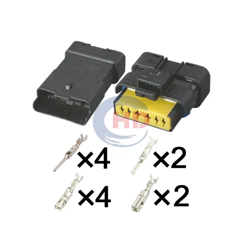 1-20 sets 6 Pin Throttle Oil Pump Accelerator Pedal Socket Connector Plug 211PL069S0049 211PC069S0049