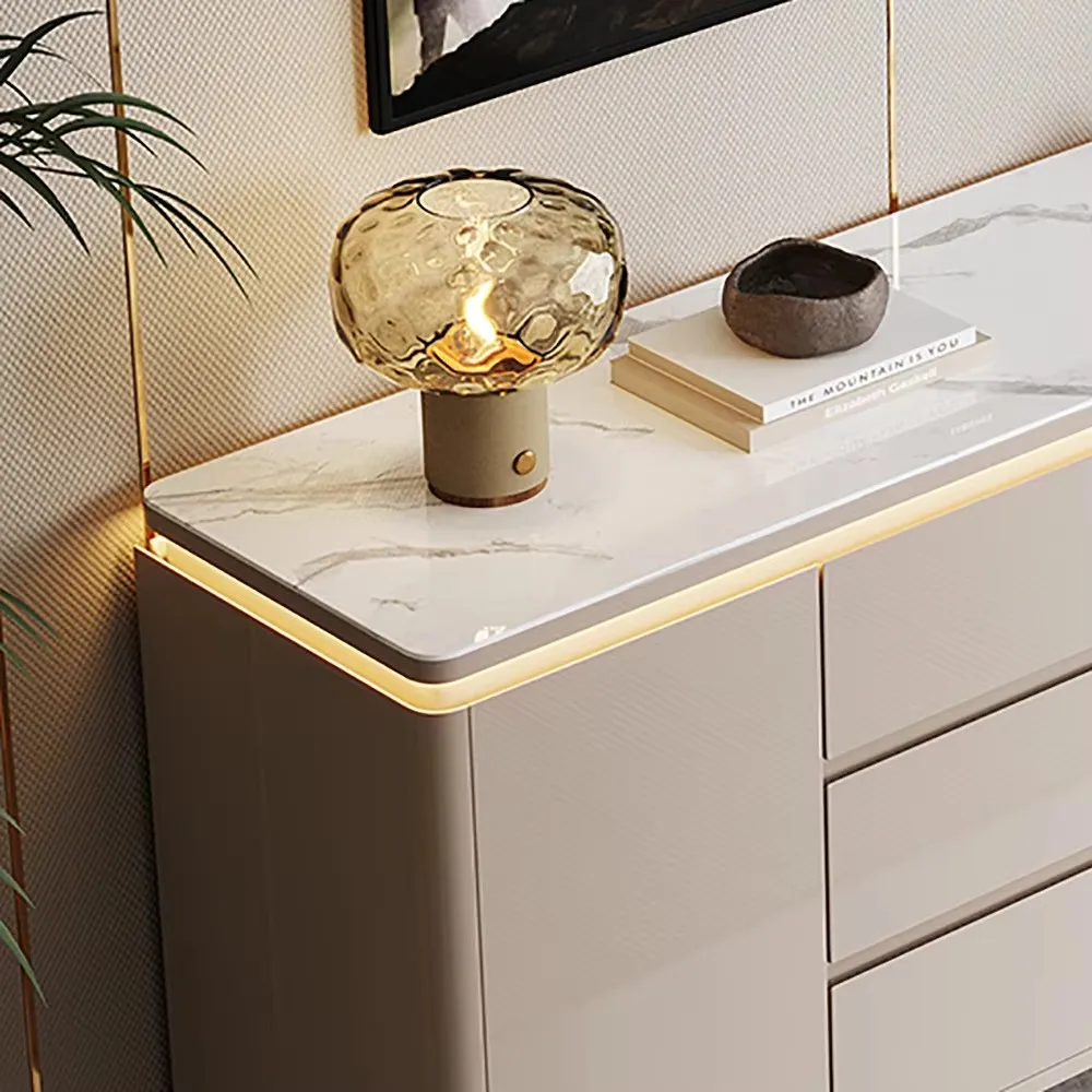 Modern Trendy Display Cabinet Simple Luxury Vitrina Furniture Simple Space Saving Cabinets Living Room Portable Storage