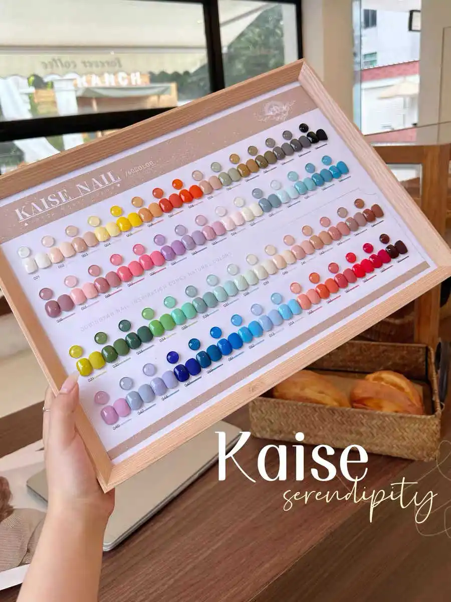 

KAISE Multicolor 60 Colors Solid Color Nail Gel Set 2025 New Hot Sale Spring Nail Art Kit Non-toxic UV Gel Nail Salon Wholesale