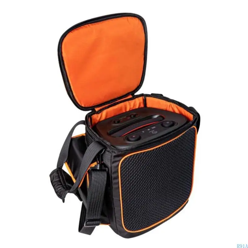 R91a Shock Duty Shock -Resean Travel Case Организаторы для Partybox2 Speaker с многоцелевыми отсеками для хранения