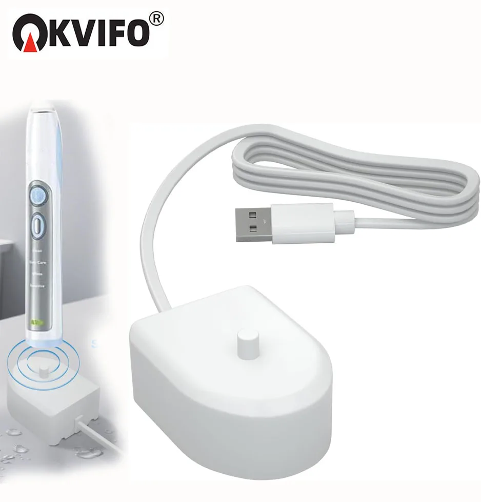 

Replacement Charger Base for Philips Sonicare Electric Toothbrush HX6100 Travel Charger HX3000 / HX6000 / HX8000 / HX9000 Series