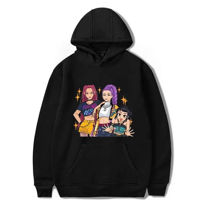 Cat Sweatshirt Hoodie Girls Summer Harajuku KPOP Korean Y2K Girl Group Peripheral Printed Casual Sports Top Loose Long Tee New