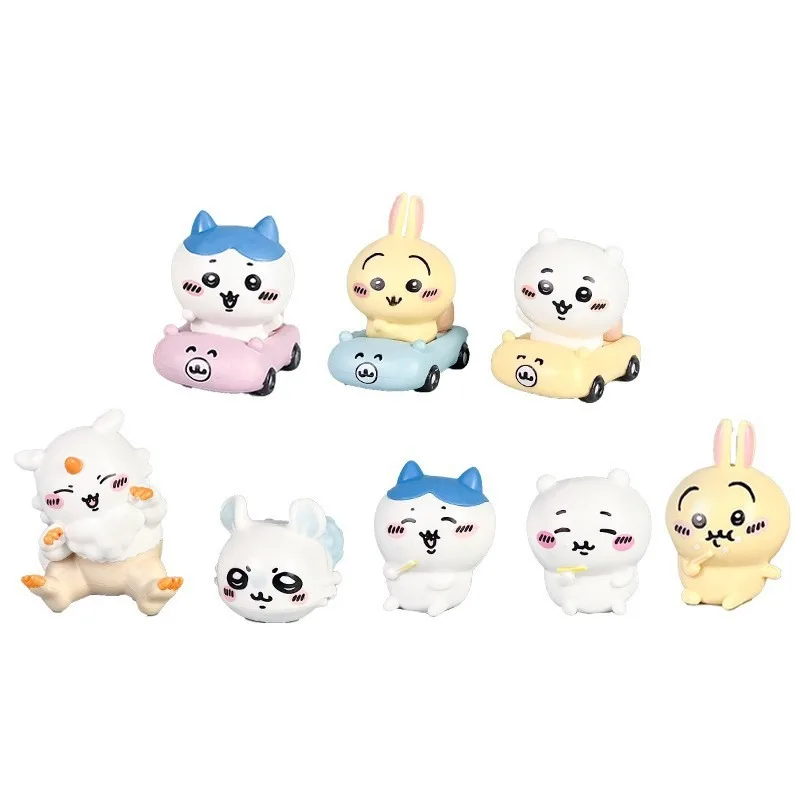 Trendy Figurines Hachiware Usagi Cartoonish Cute Car Interior Small Decorative Item Tabletop Decoration view 6
