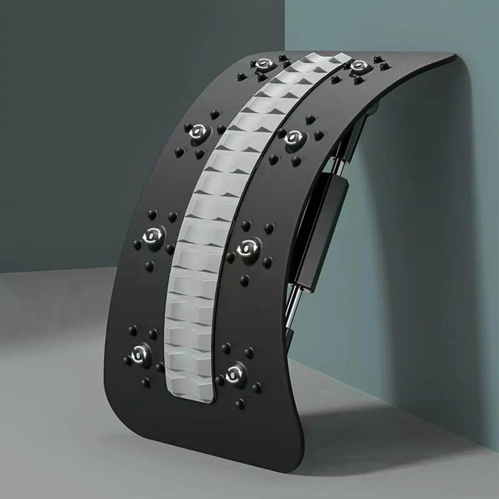 Adjustable Lumbar Stretcher Back Cracker Waist Support Relieving Board For Workout Sleeping Pilates Yoga Studio Car Home Travel