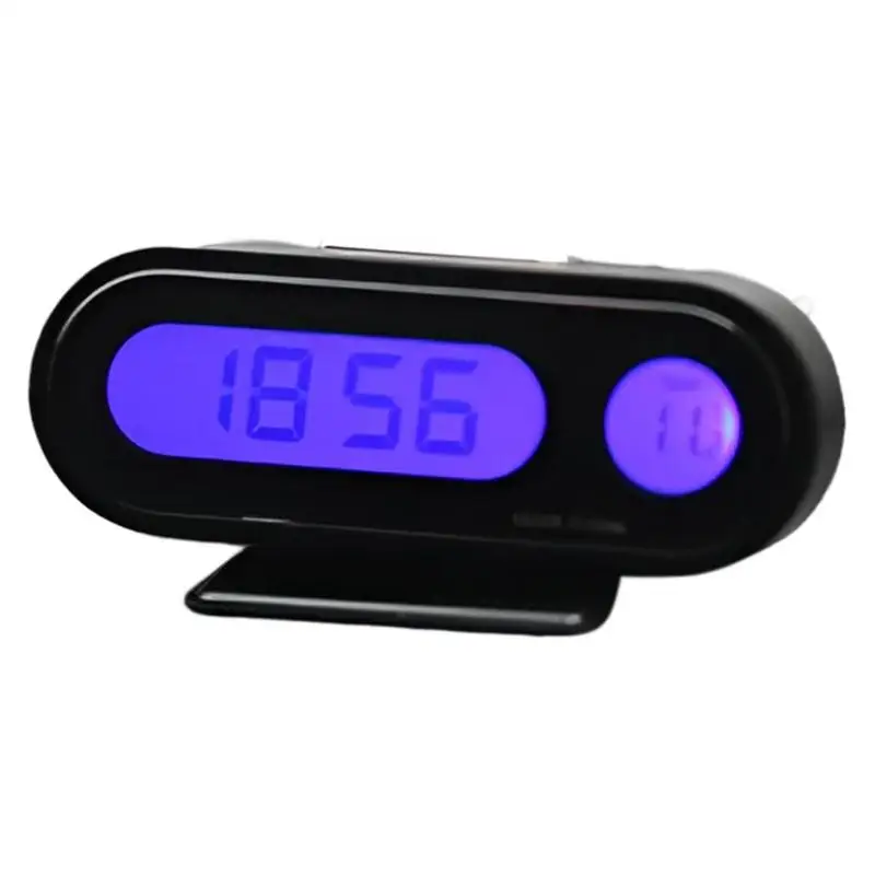 

Car Thermograph Outside Temperature Weather Temperature Humidity Clock With LED Light Car Accessory Car Clock Thermograph Car