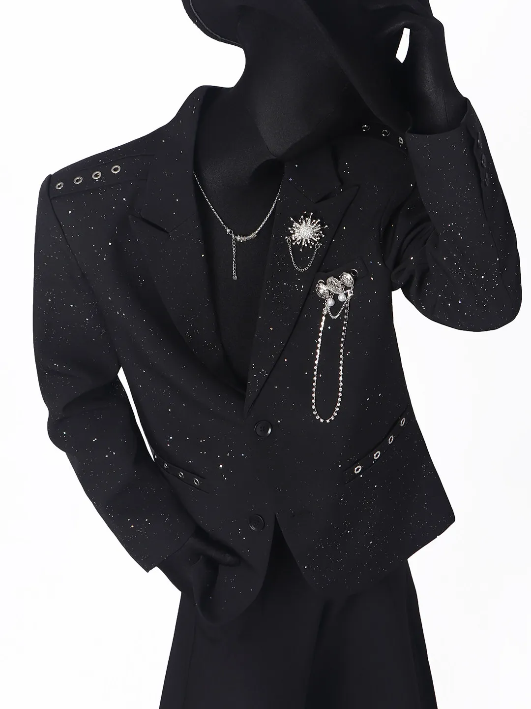 

Модный мужской пиджак Bla Gold Emed для повседневной носки, из полиэстера, теплый, молодежный, с длинными рукавами, на пуговицах