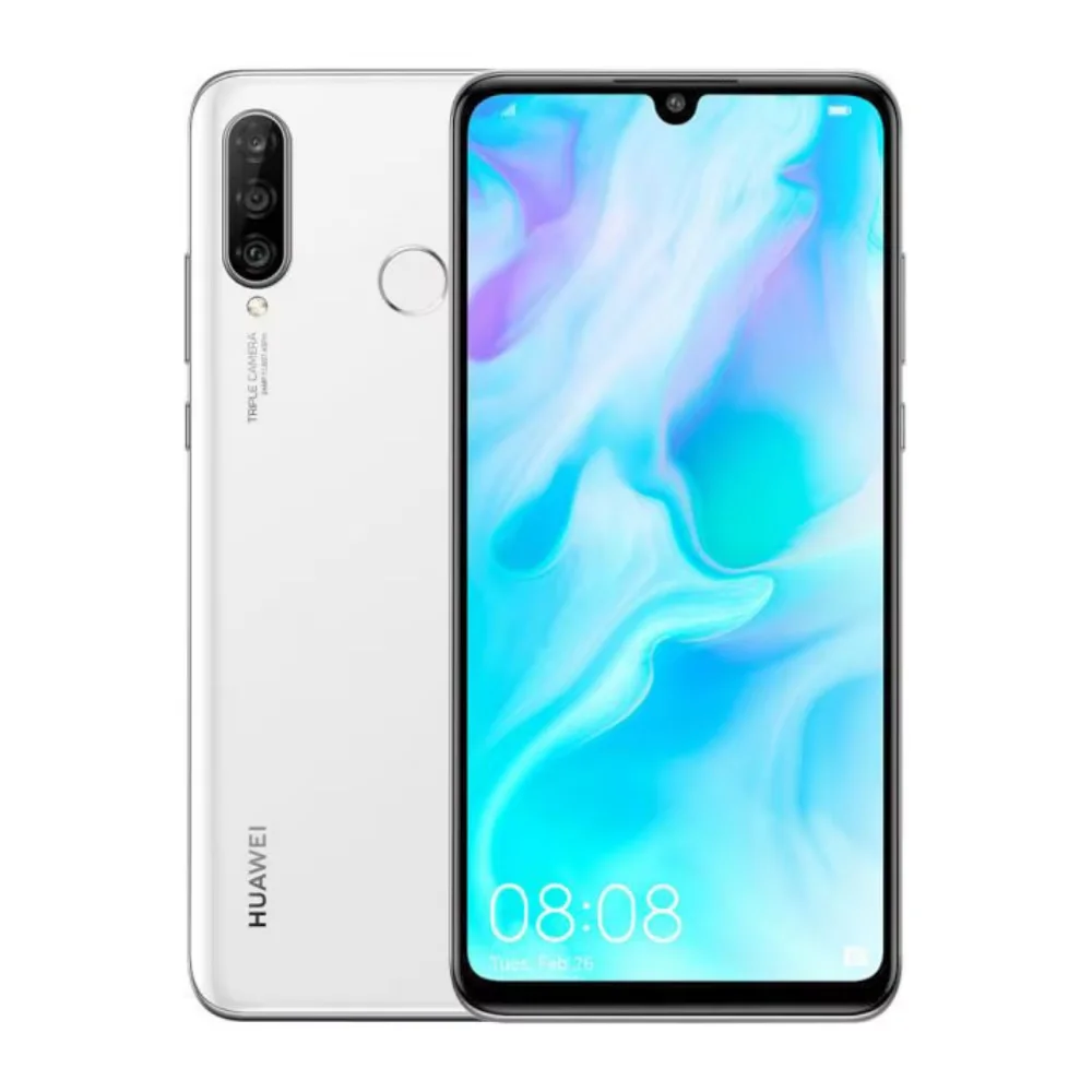 Algemene versie, Huawei-P30 Lite, smartphone Android, 6,15 inch, ontgrendeld, 6 + 128 GB ROM, mobiele telefoons, Google Play, Dual SIM, mobiele telefoons