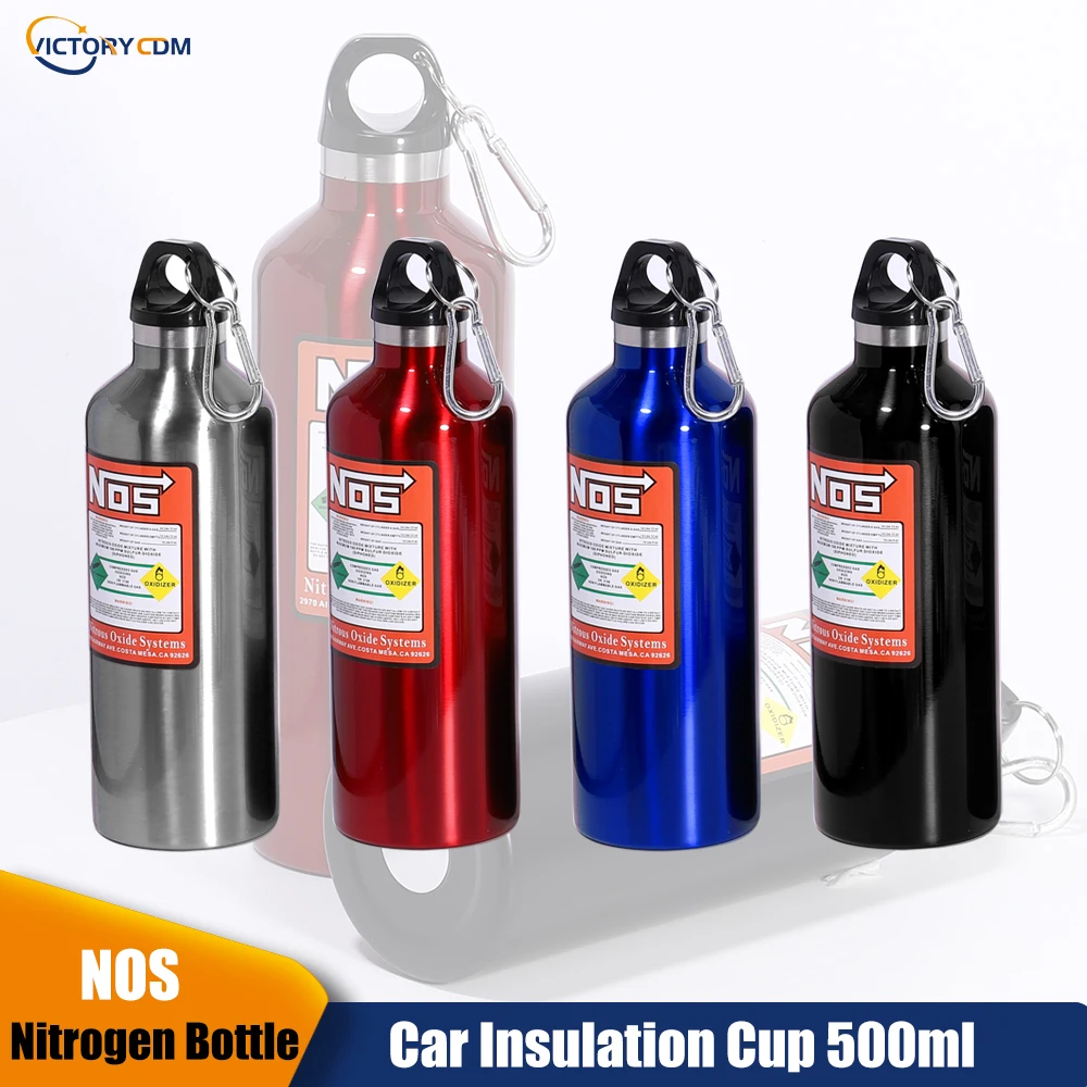 NOS Nitrogen Bottle Car Insulation Cup Insulation Pot JDM Modified Racing Style Car Interior Decoration Accessories