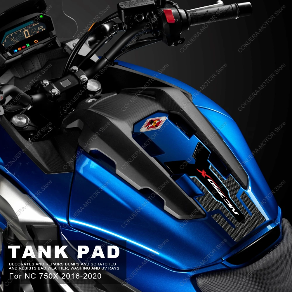 

NC750X Resin Sticker Motorcycle Accessories Fuel Tank Pad Protector 3D Epoxy Resin Sticker For NC750X NC 750X 2016-2020