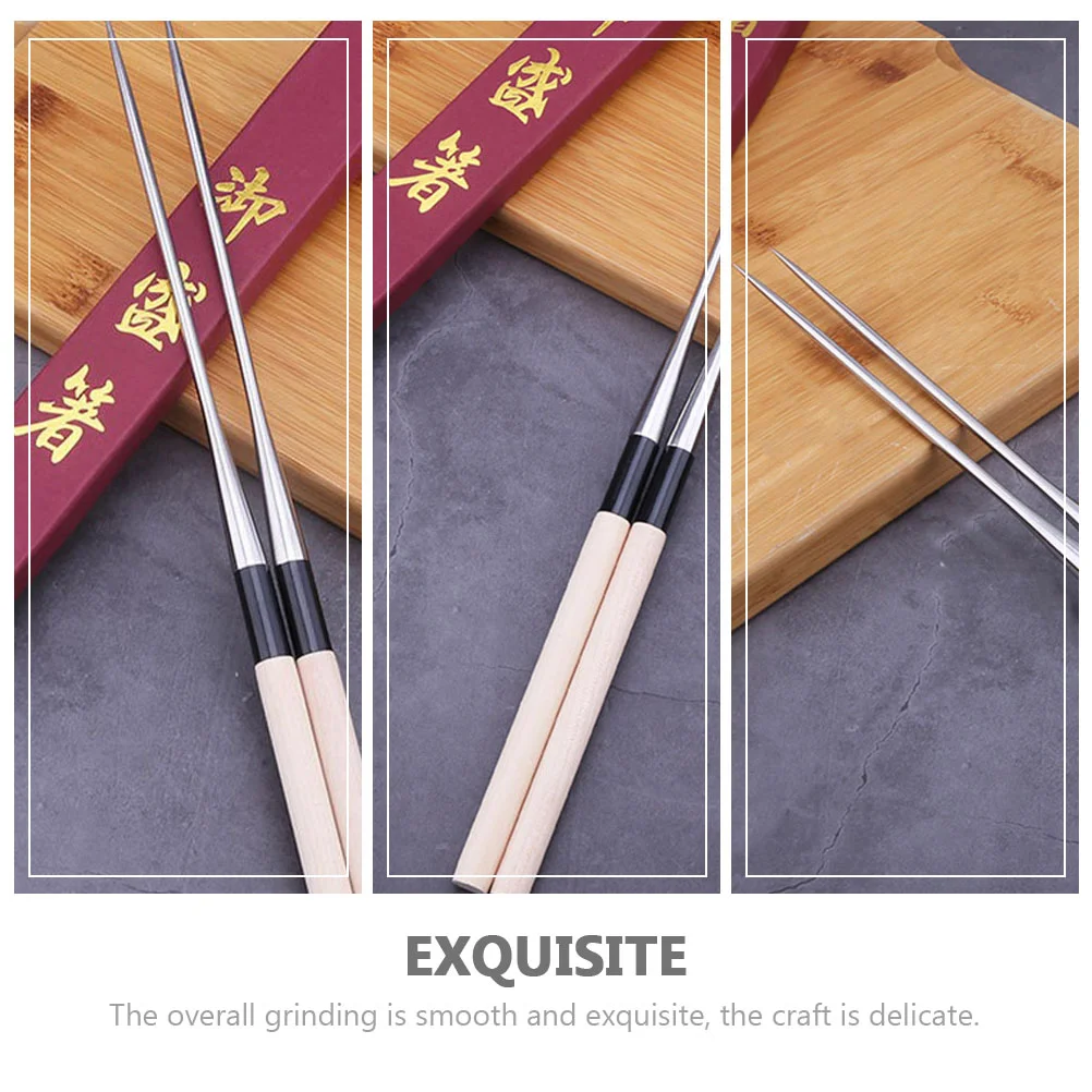 Tableware Sashimi Chopsticks Silverware Household Stainless Steel Japanese Type Cooking Shop Travel