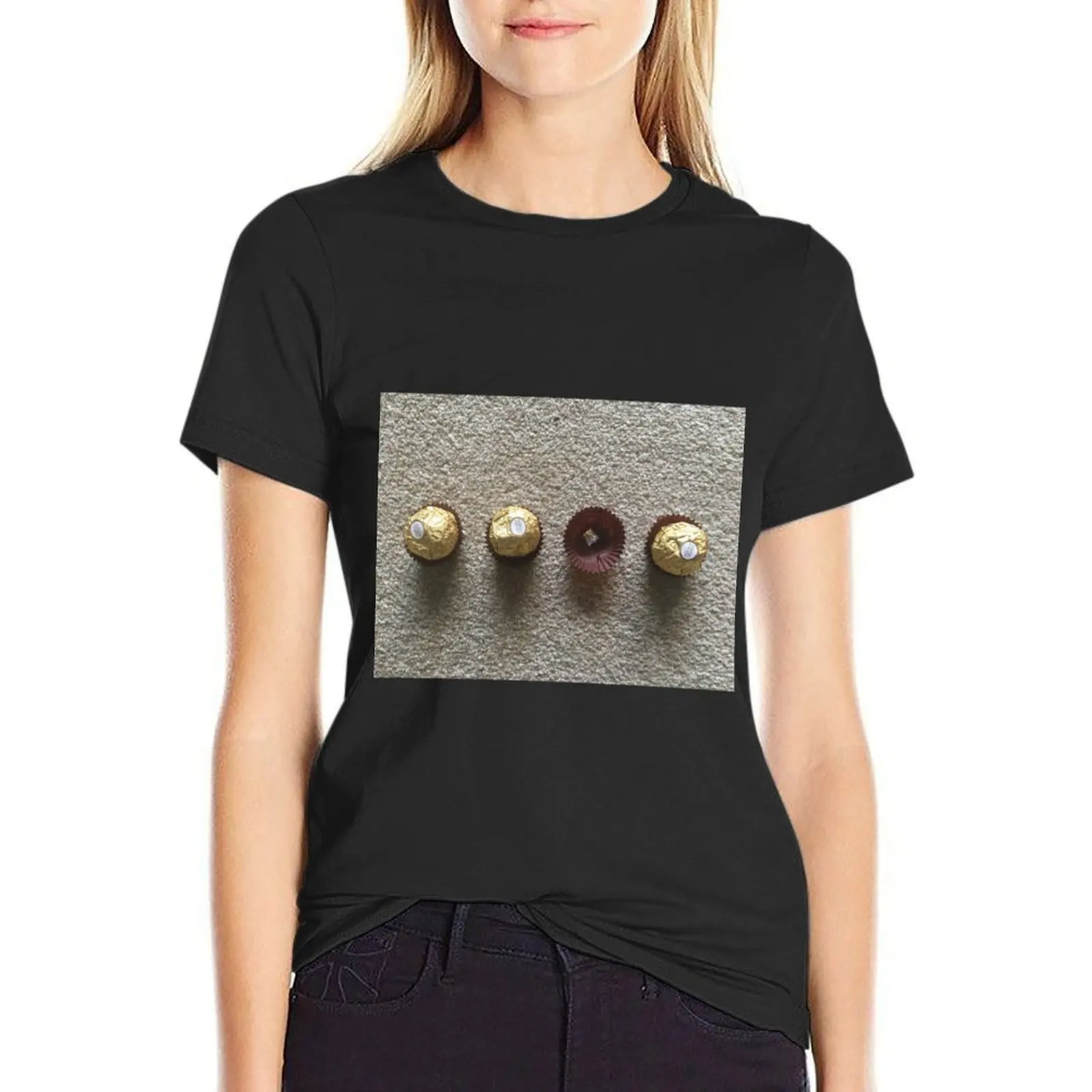 

Quadro Ferrero T-Shirt sublime sweat funnys Summer Women's clothing