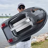 61CM GPSクルーズリターン魚群探知機付きリモートコントロールベイトボート 500M水位アラーム音声 4KG 3ホッパーネット 12V RCフィッシングベイトボート 6