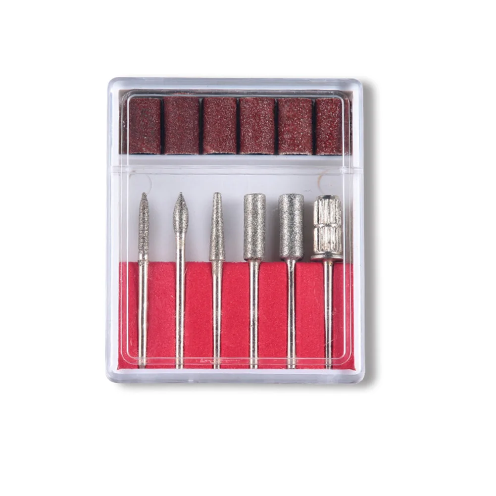 Set di trapani elettrici per unghie Set di nastri abrasivi Set per la cura delle unghie Kit per allattamento delle unghie (spina europea) Set di macchine per manicure