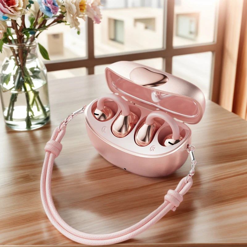 Auriculares Bluetooth con Clip para la oreja, auriculares inalámbricos con ruido, táctiles inteligentes, portátiles, para reuniones y llamadas