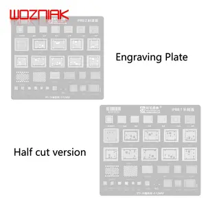 Bilashmart AMAOE Motherboard IC Relocation Replace the Motherboard Stencil IPHONE 7 16PM Baseband/CPU/Hard Disk/Wifi/NFC Steel Mesh