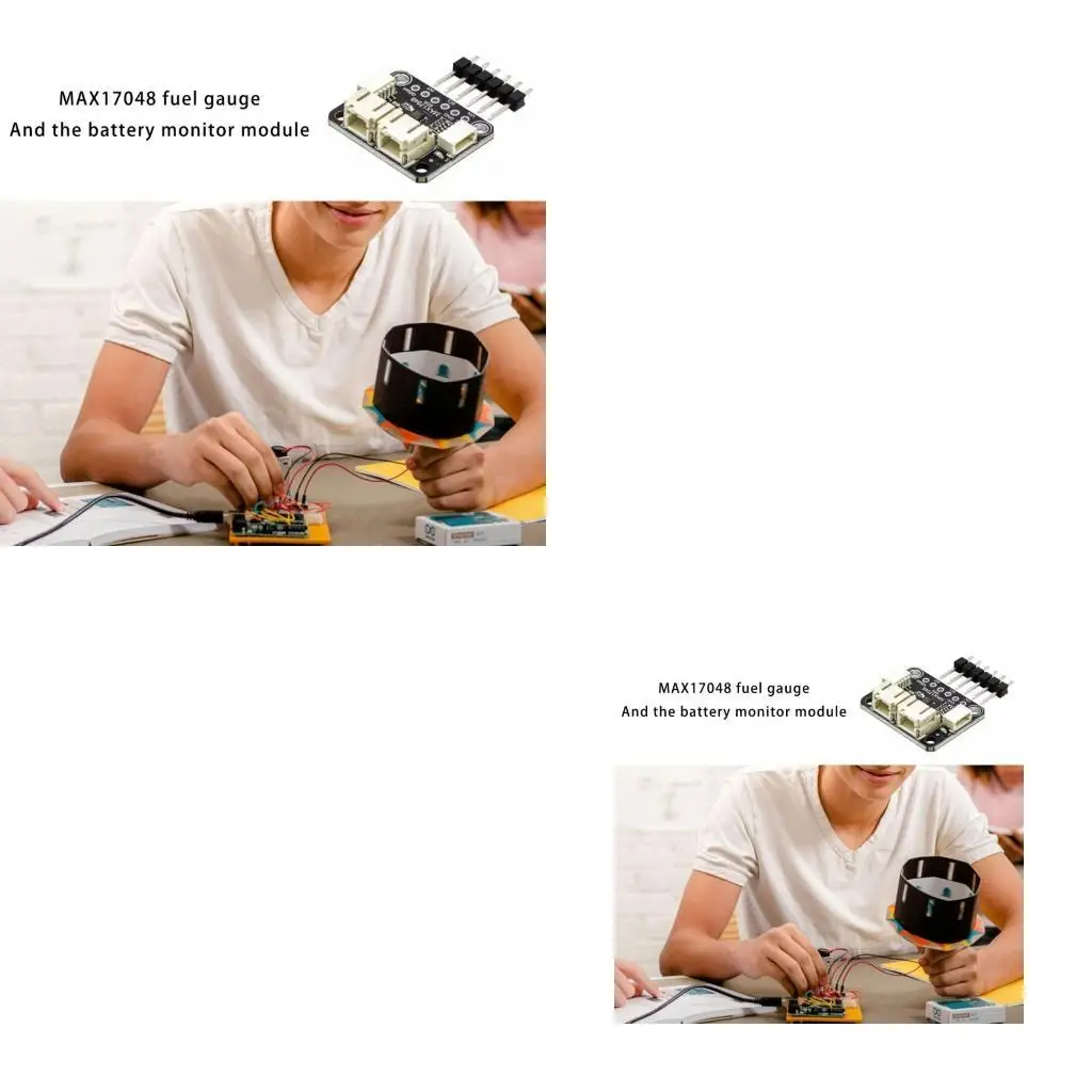 

652F MAX17048 Модуль модуля батареи батареи в реальном времени Модуль температуры в реальном времени для применения дронов