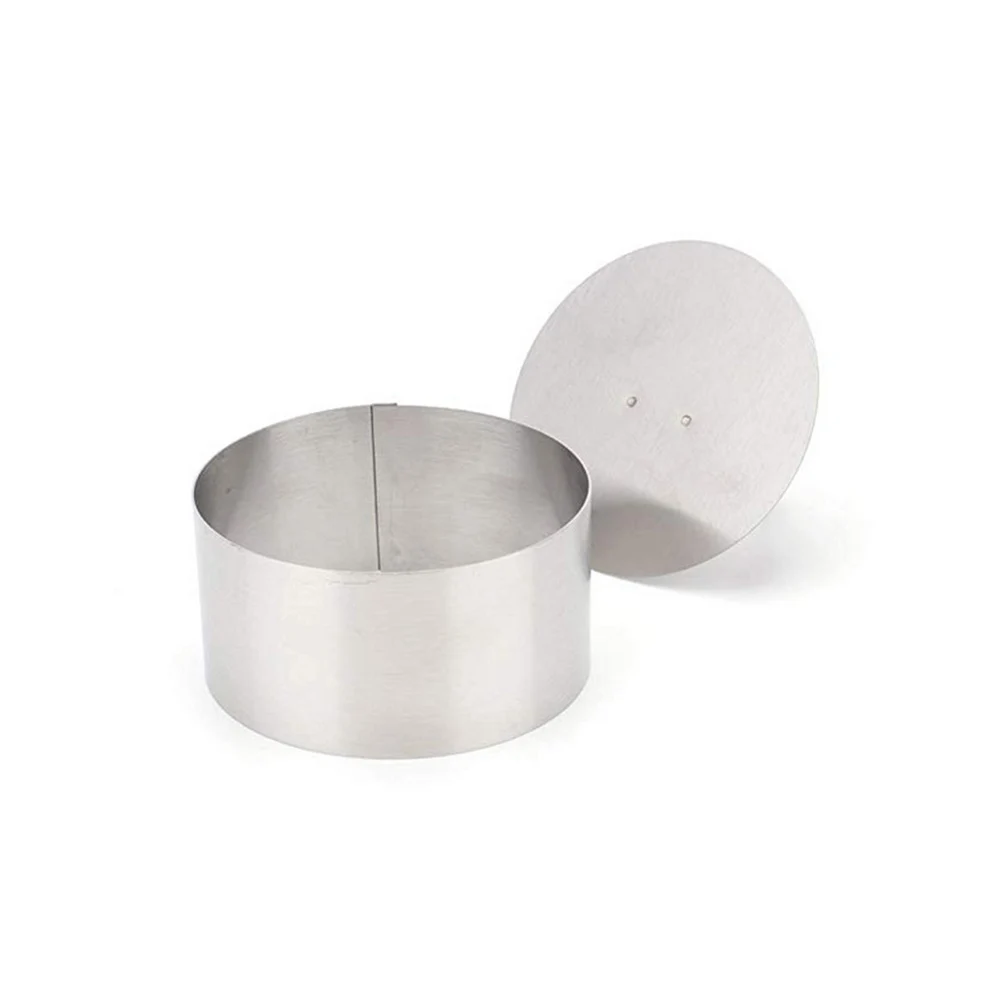 

Cookie Molds for Baking Round Mousse Cutter Stainless Steeel Cake Pastry Dough 3 Sizes Bake