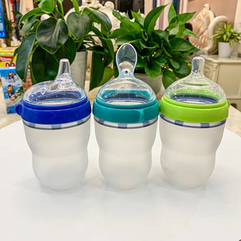 赤ちゃん用シリコンボトル,3 in 1,250ml,牛乳用,母乳育児用