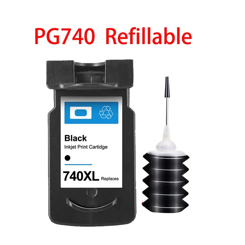 Compatible Refillable Ink Cartridge For Canon 740 741 PG740 CL741 Pixma MG2170 MG2270 MG3170 MG3270 MG3570 MG4170 MG4270 Printer