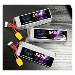 60C 6S 22.2V 5600mAh Lipo Battery With EC5/XT60/T/TRX/XT90 Plug For FPV Drone RC Quadcopter Helicopter Lithium Battery