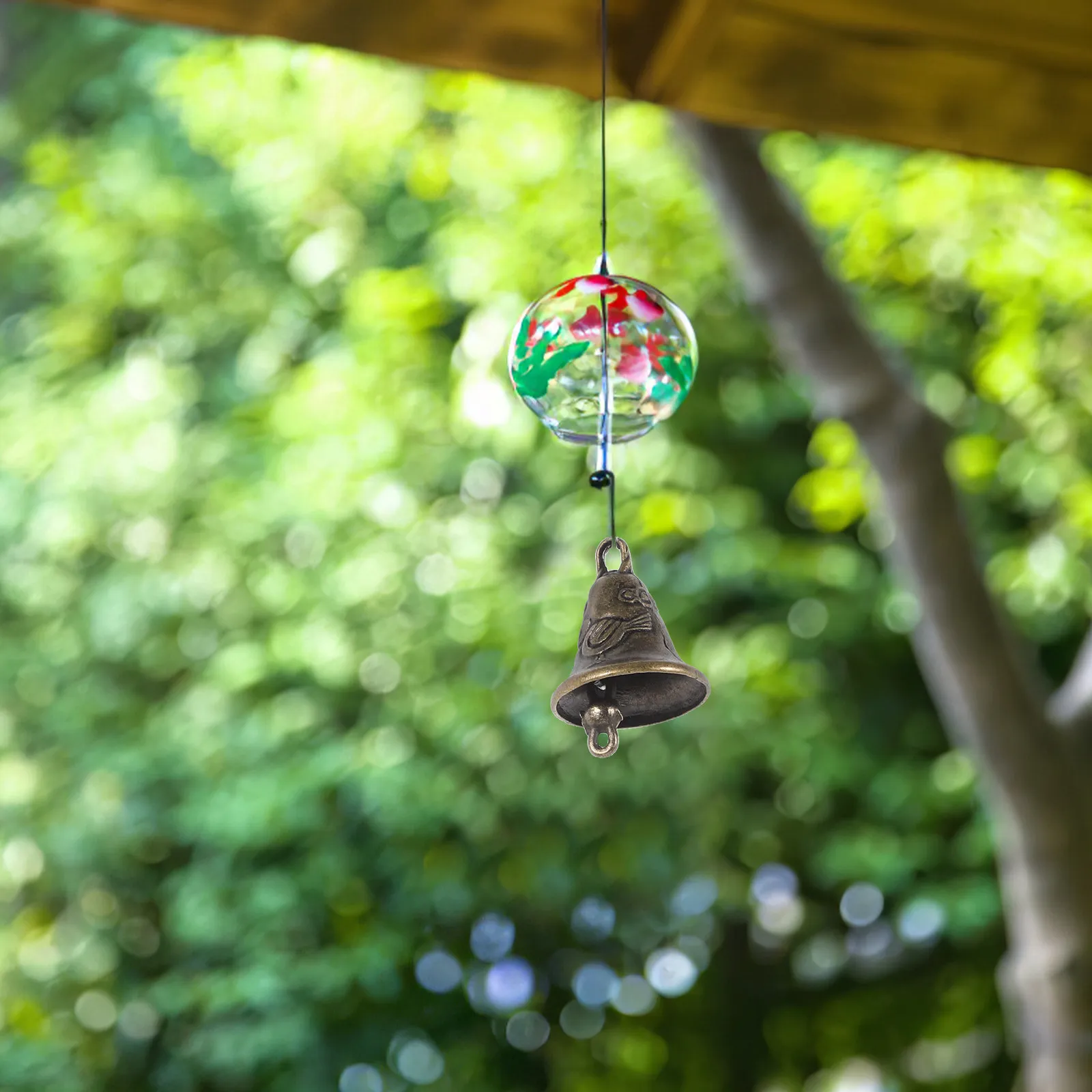 

20Pcs Feng Shui Bells Vintage Alloy Bells Restrain Evil for Door Car Wind Chimes Bell Accessories DIY Hanging Decoration