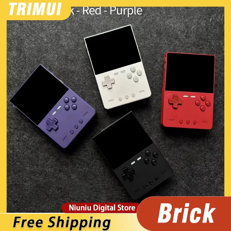 

TRIMUI BRICK Portable Mini Game Console Retro Linux System WiFi LED Lighting 3.2-inch IPS Screen Childhood 1024*768 Pixel Gift