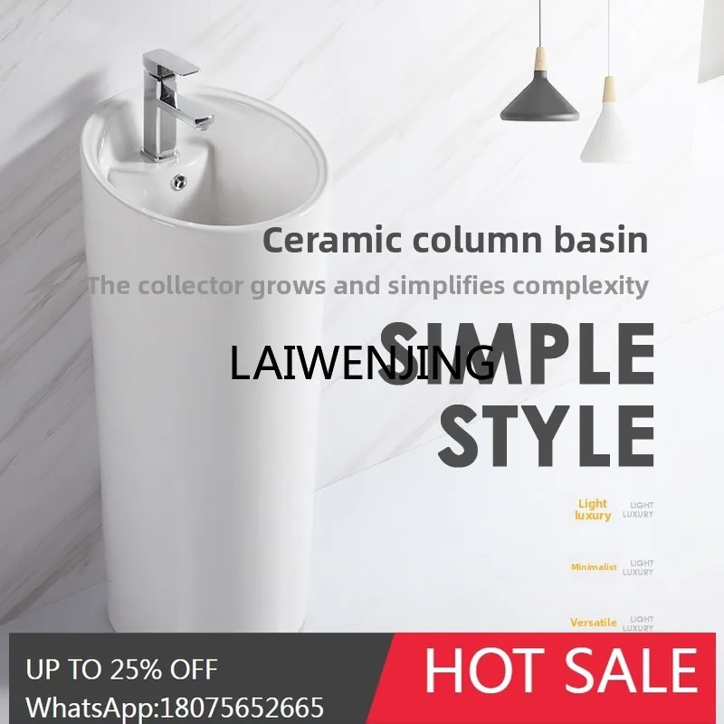 

wash basin color column integrated high and low cartoon wash basin platform courtyard ceramics