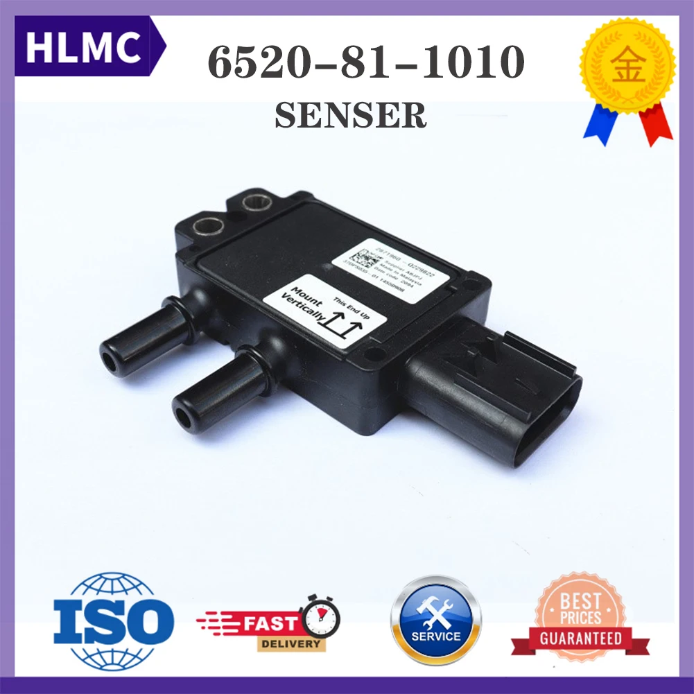 6520-81-1010 6520811010 Exhaust Gas Pressure Sensor 2871960 Q229822 For 6D107 6D125 PC200-10 PC350-10