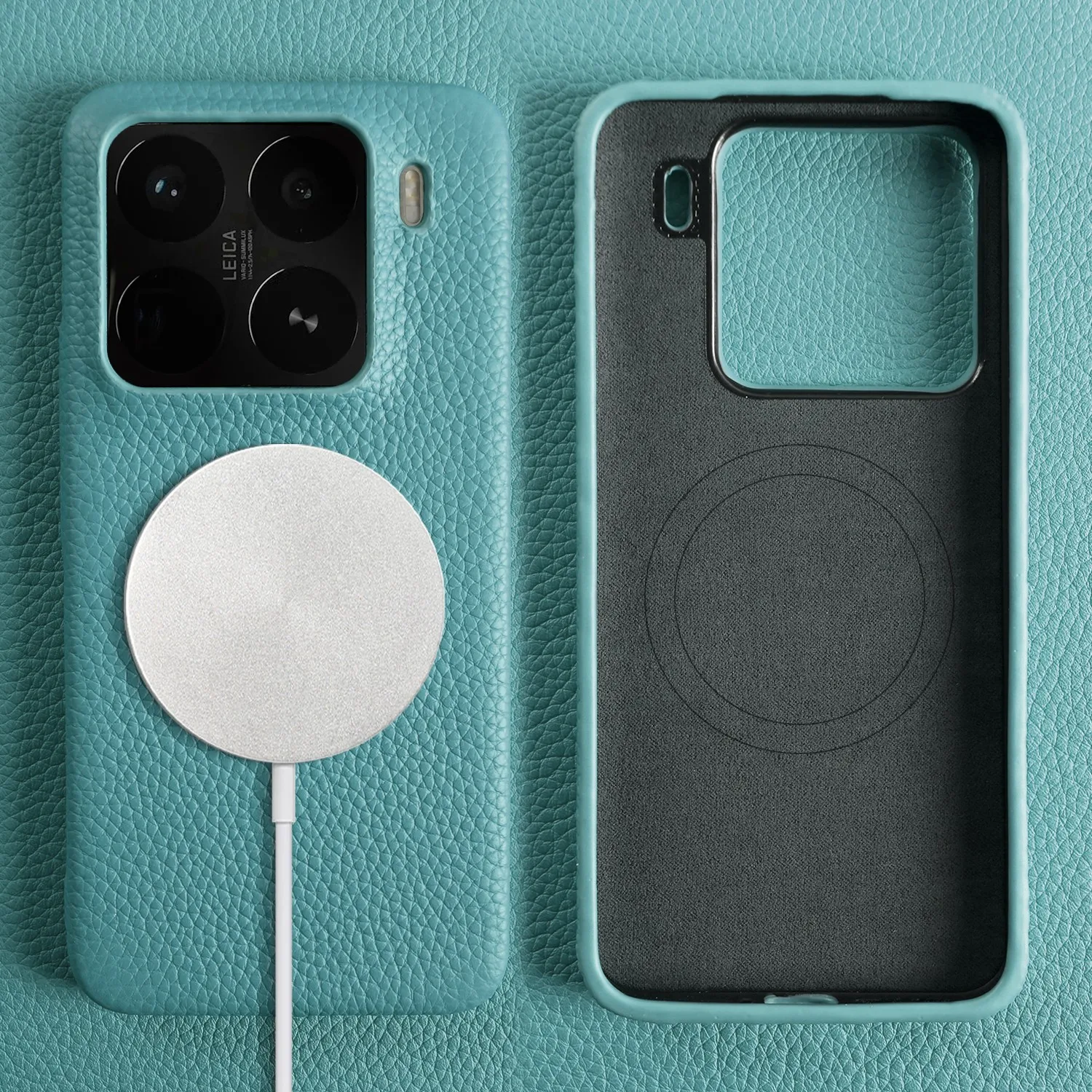 Magnetische Luxe Lederen Case Voor Xiaomi 15 Pro Mi14TPro 13TPro Cover Draadloos Opladen Terug Etui Coque Schokbestendig Funda