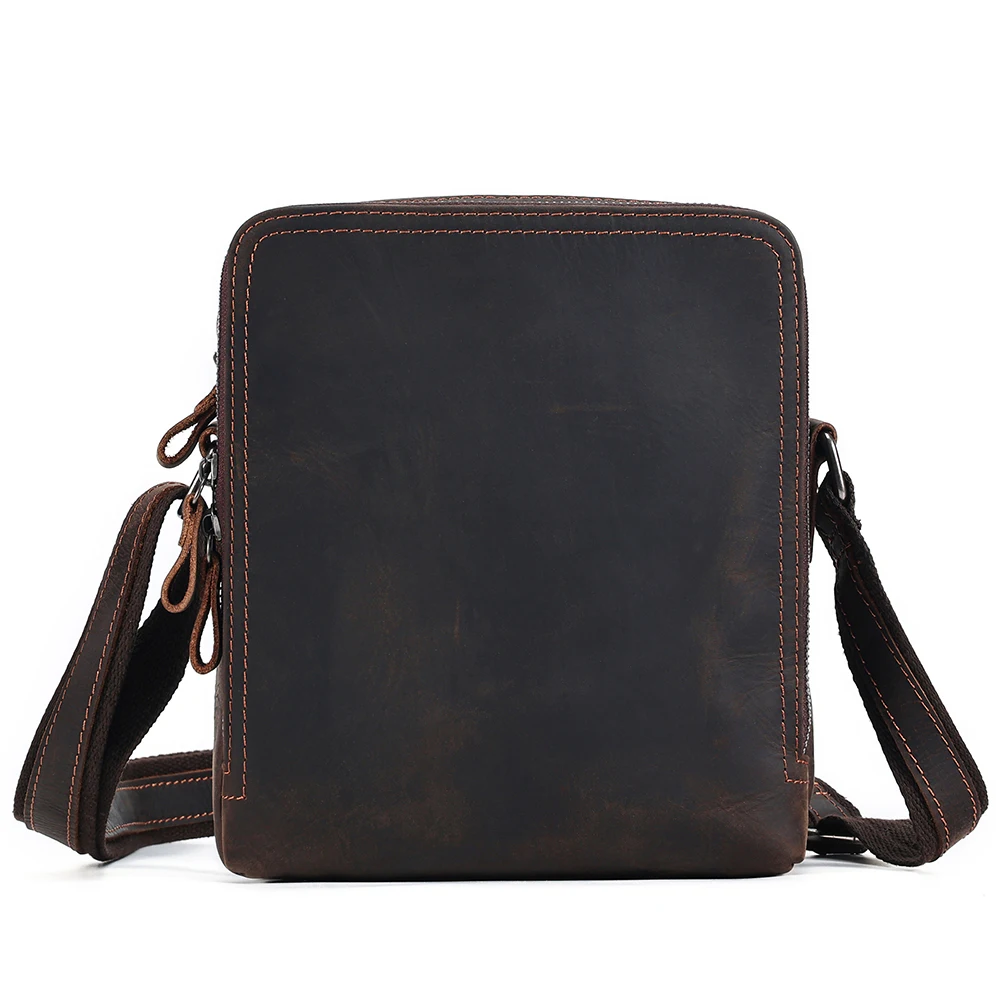 Imagem -02 - Jogujos-genuíno Couro de Couro Pequeno Messenger Bolsa Bolsa de Ombro Retro Bolsa de Trabalho de Viagem Bolsas Crossbody para Ipad 7.9