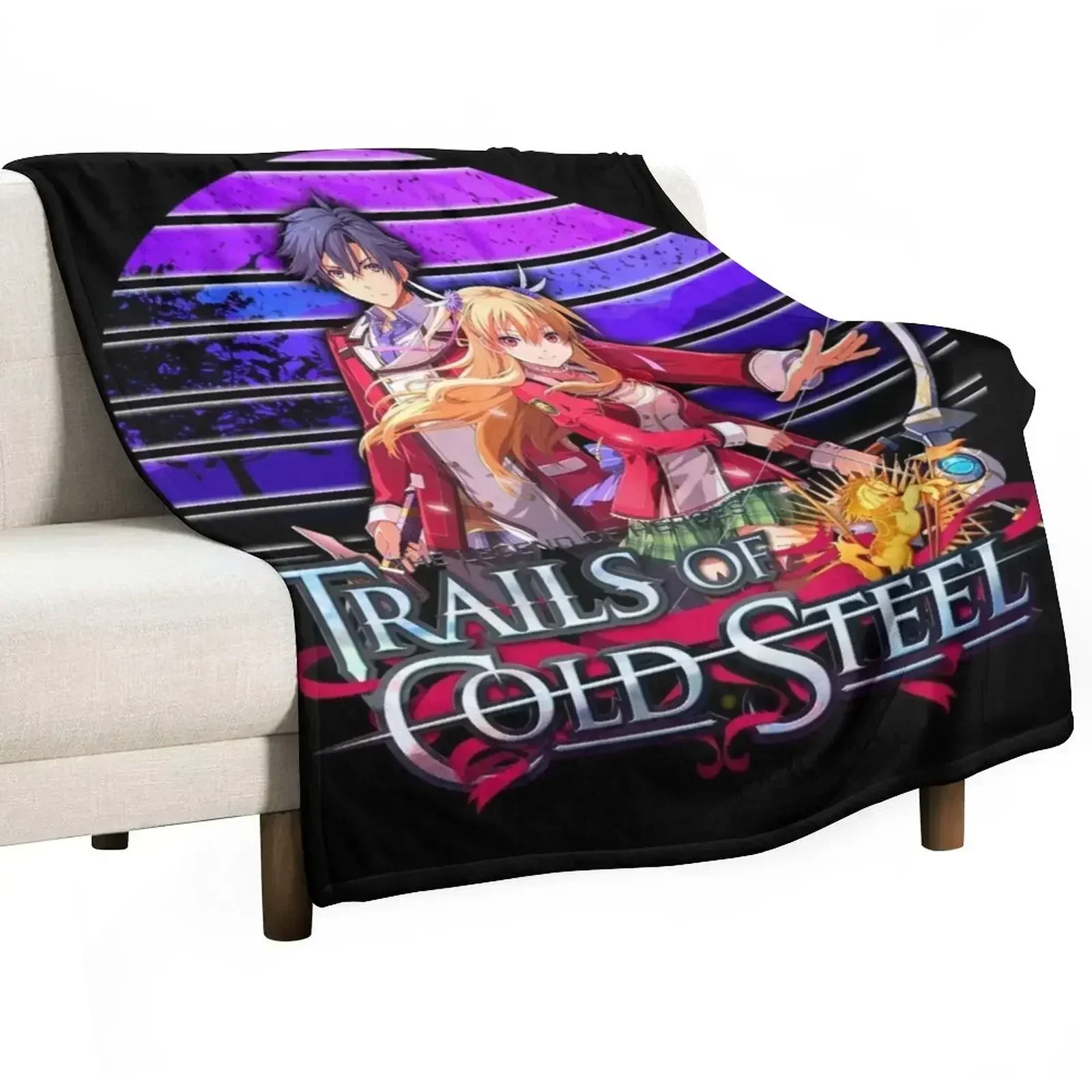

trails of cold steel Throw Blanket Spring Fall Cozy Throw Blanket for Couch