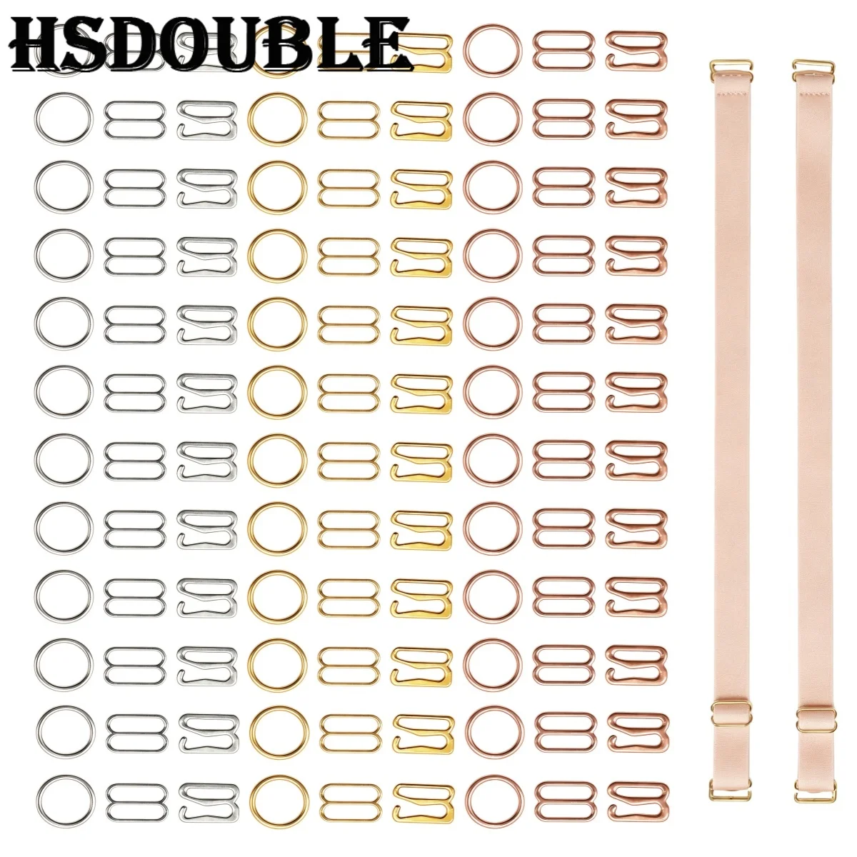 Metall O-Ring Schnalle Schiebehaken Nickelfrei Badeanzug Bikini BH-Träger Verstellverbinder DIY Nähen Dessous Hardware Zubehör