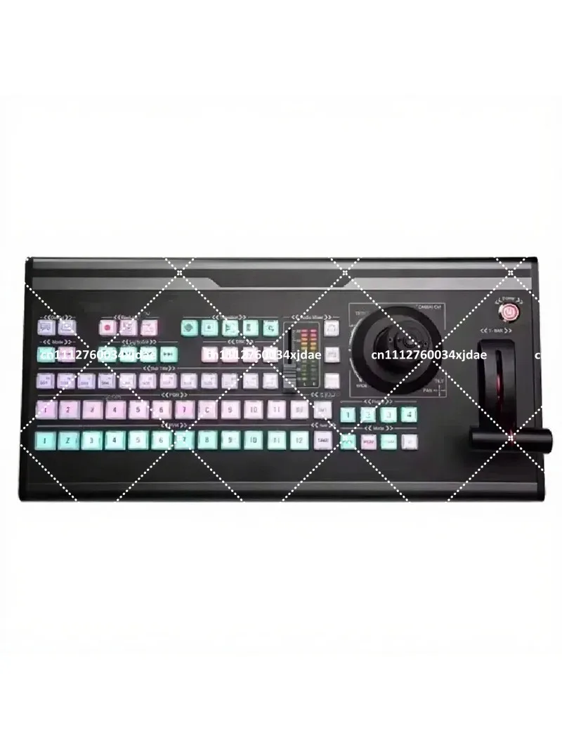 12 Channel Video Mixer Switcher Dark Gray Aluminum Keyboard Controller USB 2.0 Live Broadcast Panel