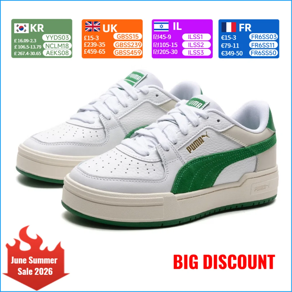 

PUMA CA Pro Classic Unisex Sneakers Classic Design Comfort Cushioned Durable Support for Casual Everyday Wear 387327-10